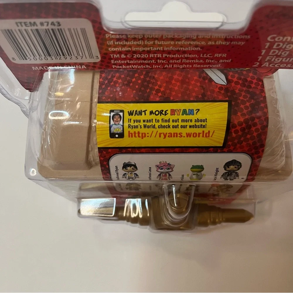 Ryans World, Sir Ryans World Dig ‘n Discover Royal Treasure (Bonkers Toy New!